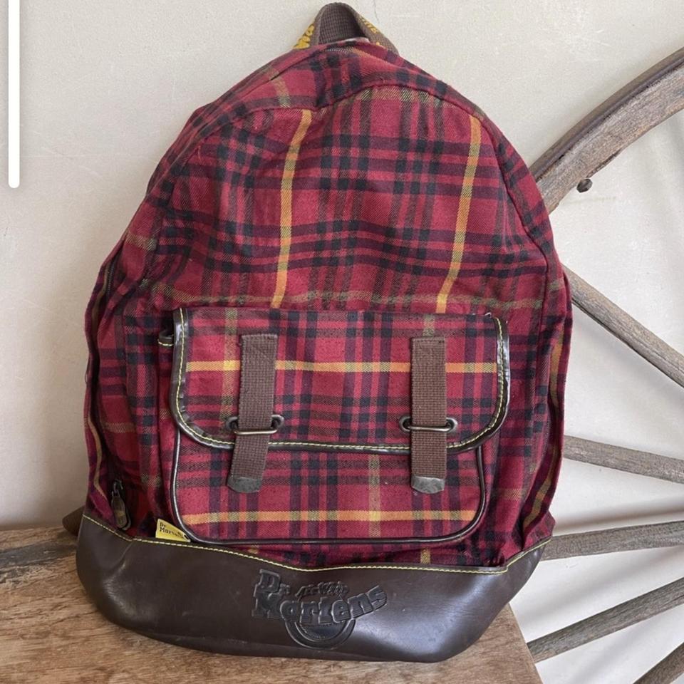 Dr martens tartan outlet backpack