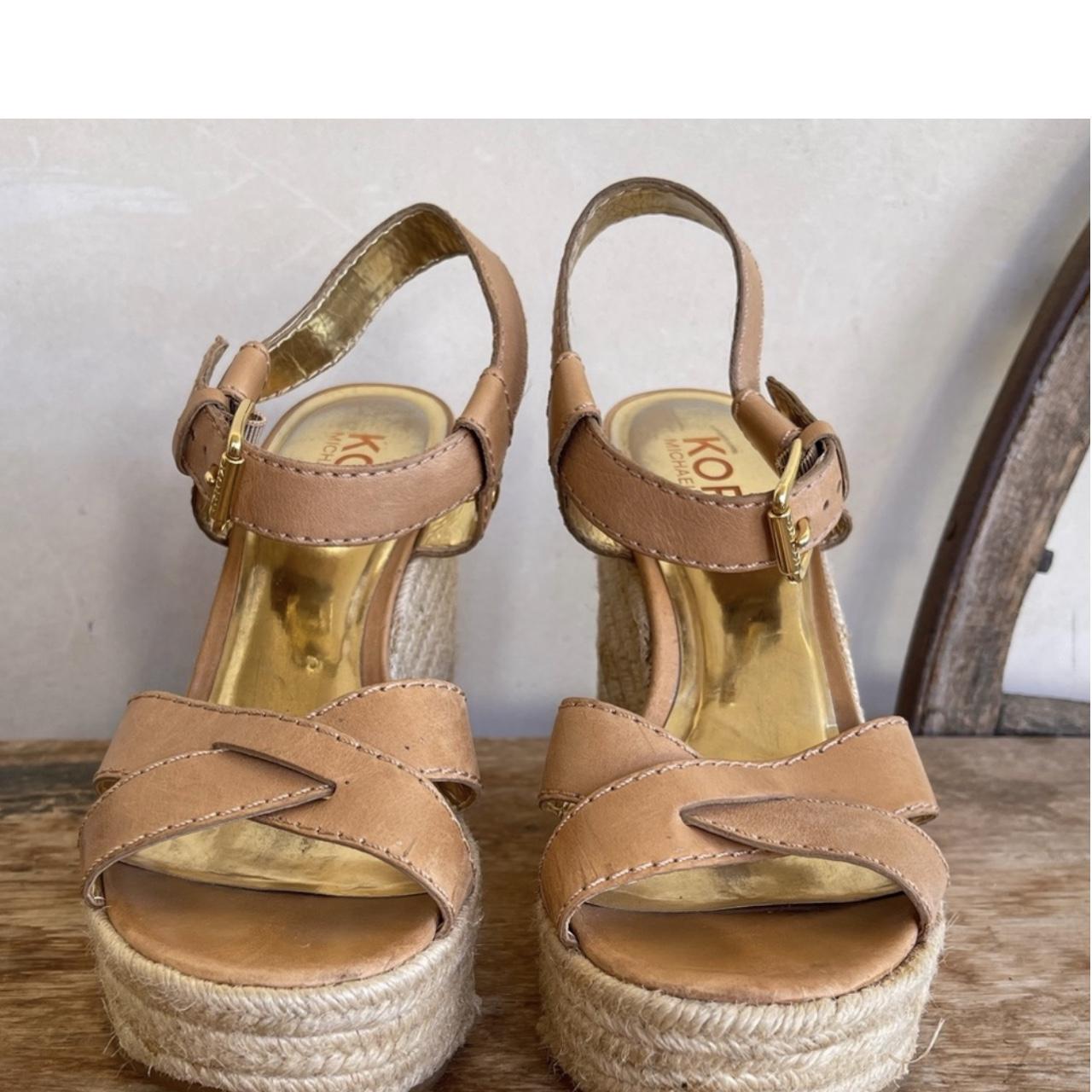 Michael kors sales leather espadrilles