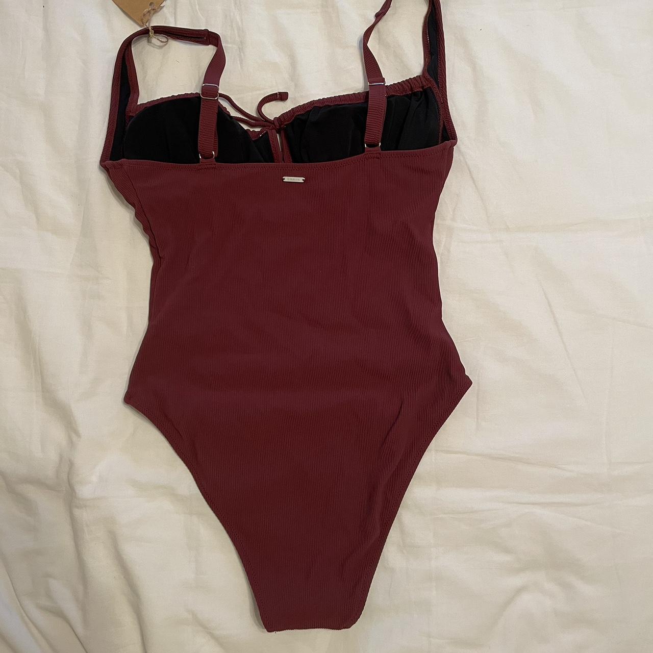Berlook chocolate brown one piece swimsuit Never... Depop
