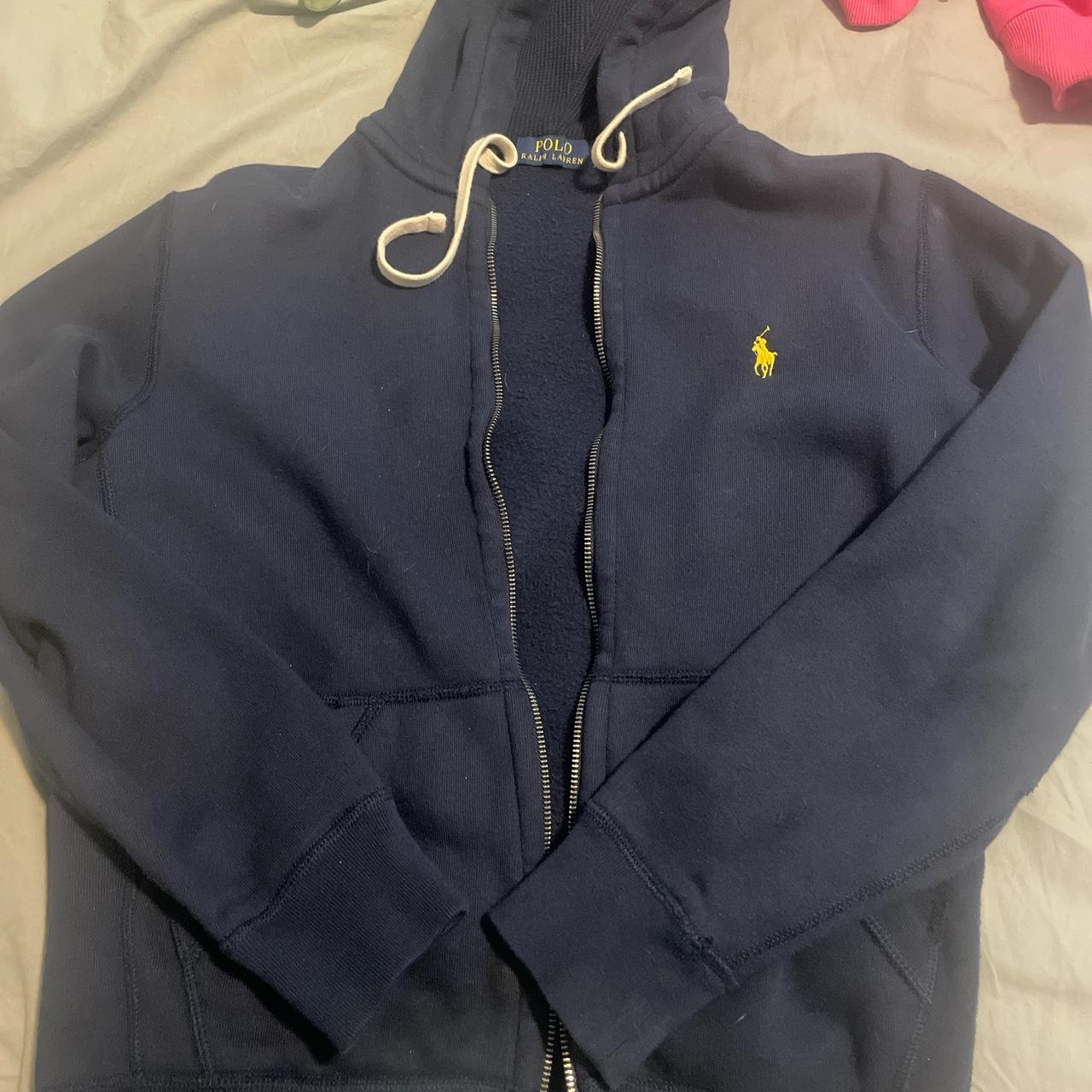 Polo hoodie best sale blue and yellow