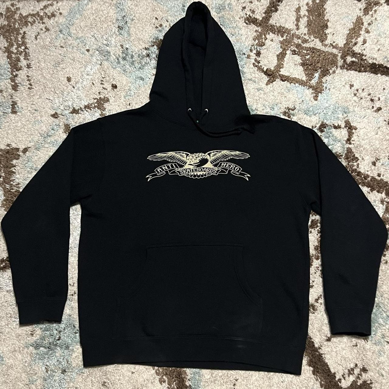 Anti Hero Skateboards Classic Eagle Logo Hoodie Size... - Depop