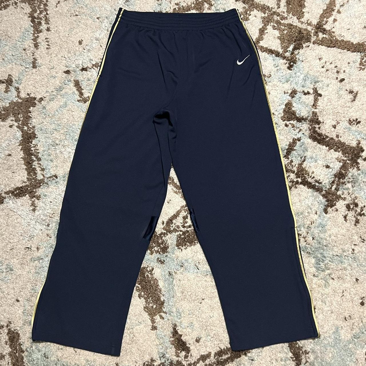 Vintage Nike Y2K Men's Athletic Track Pants Size Large Warm Up