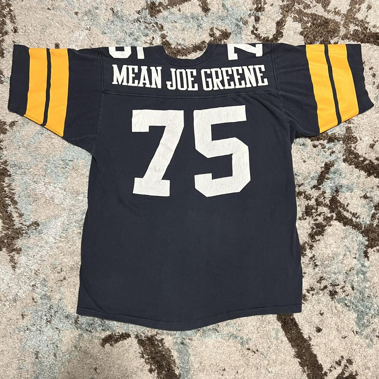 Vintage 70s Russell Athletic Mean Joe Greene Cotton Football 