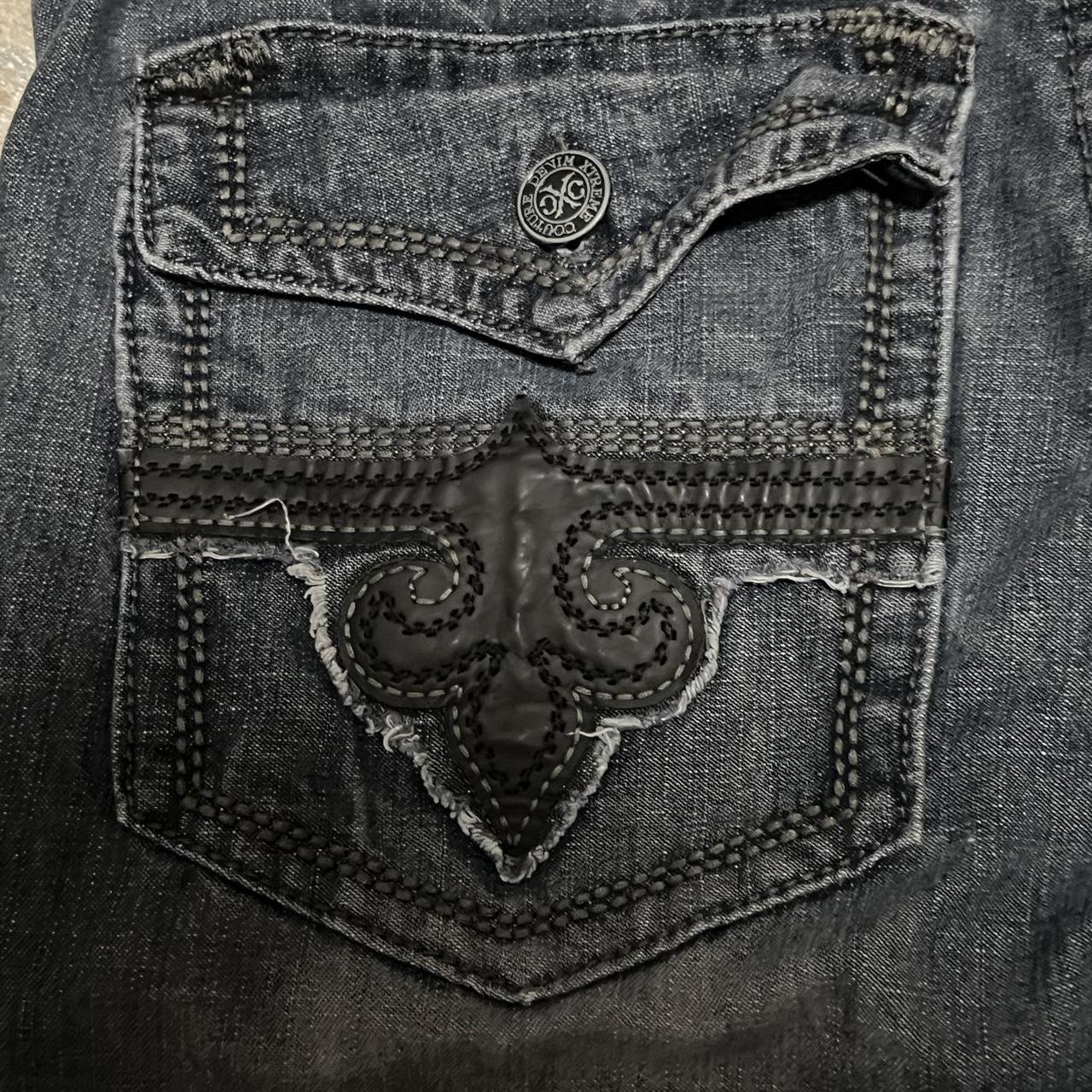 Xtreme Couture by Affliction Baggy Distressed Jeans... - Depop