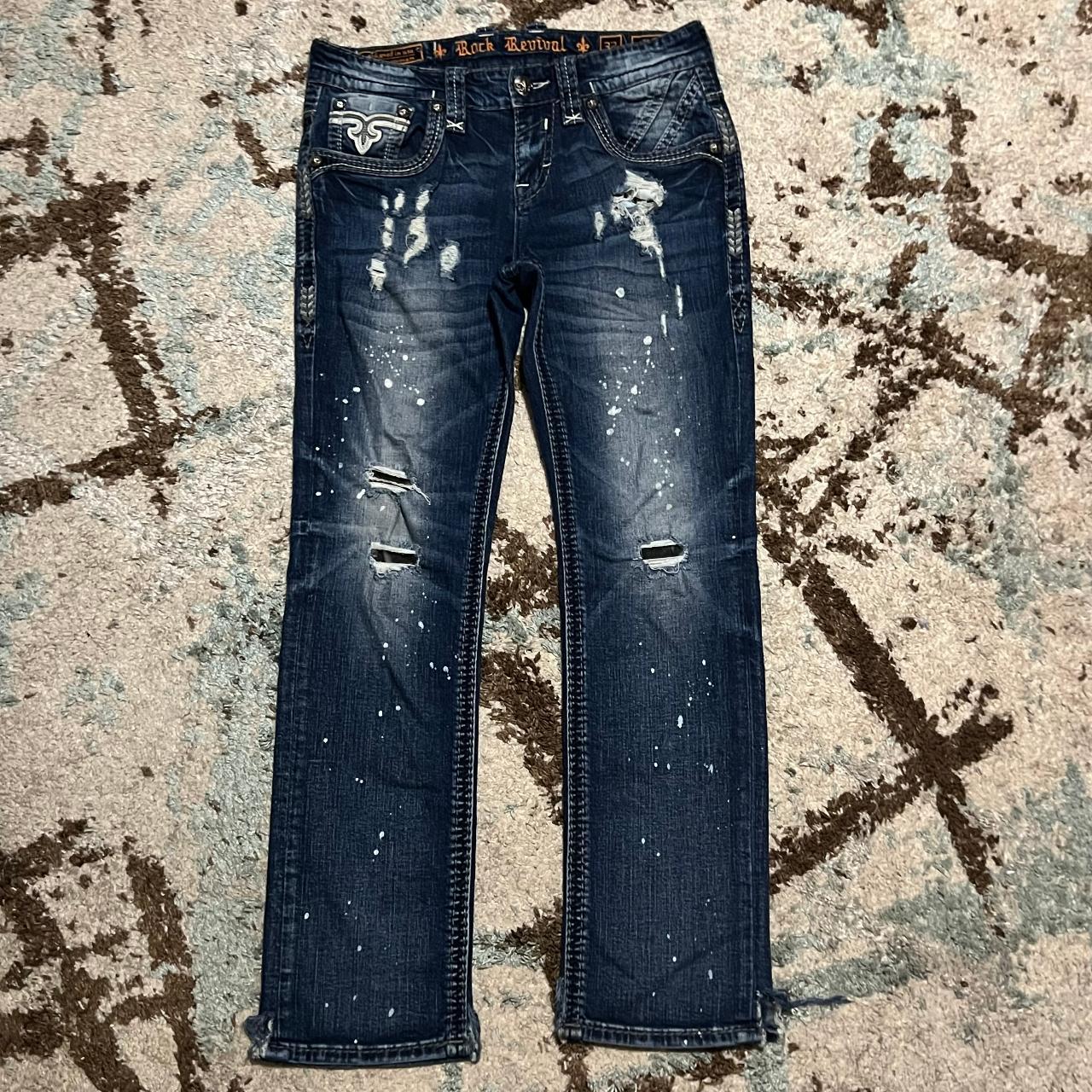 2 Pair 32x30 fashion Rock Revival Jeans