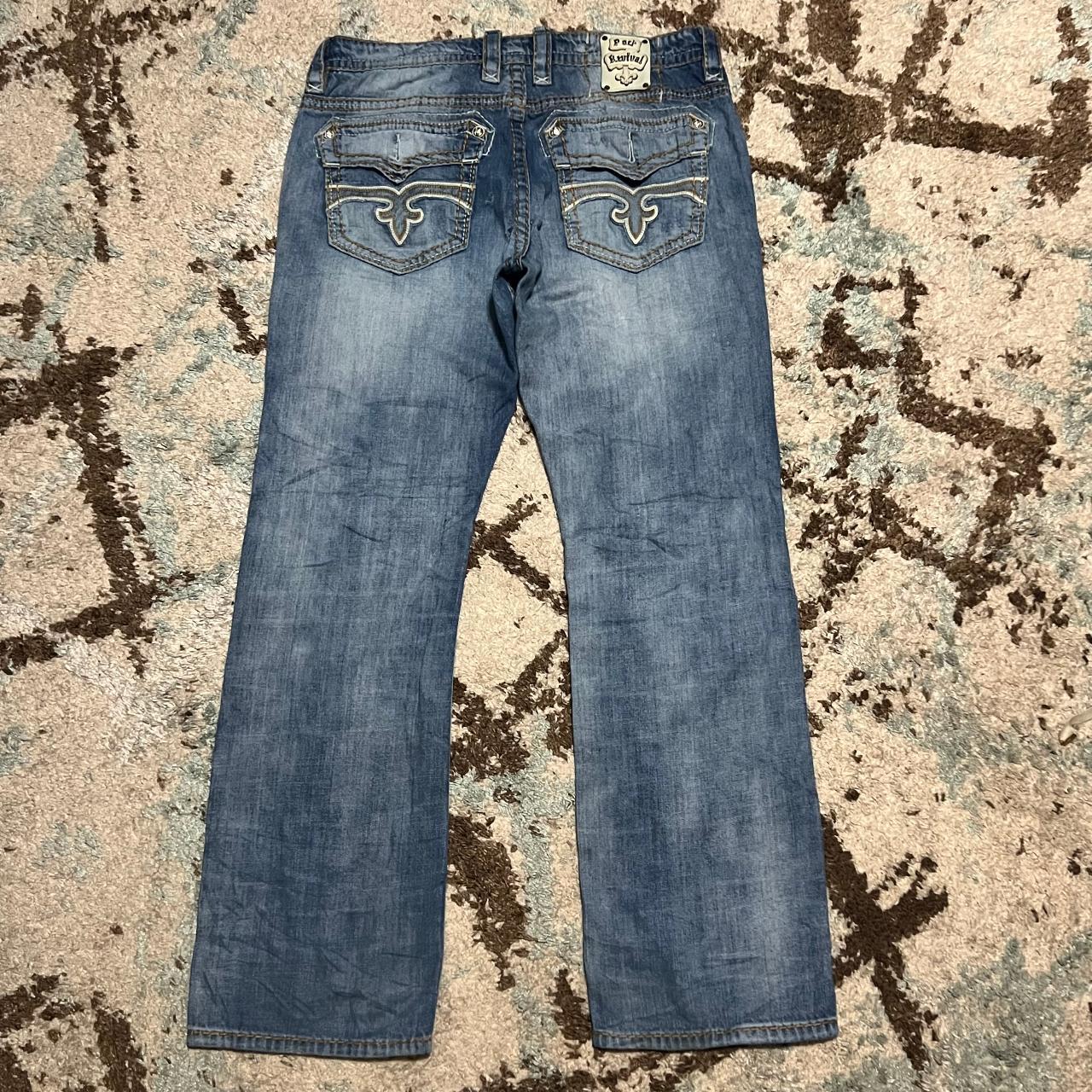 Men's Rock popular Revival Jeans Size 36x32