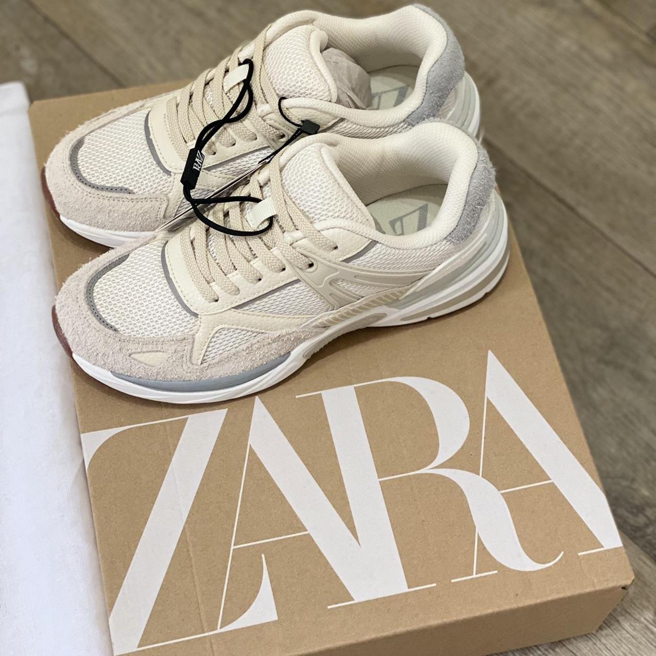 Zara Super Comfy Mesh Running Trainers Depop