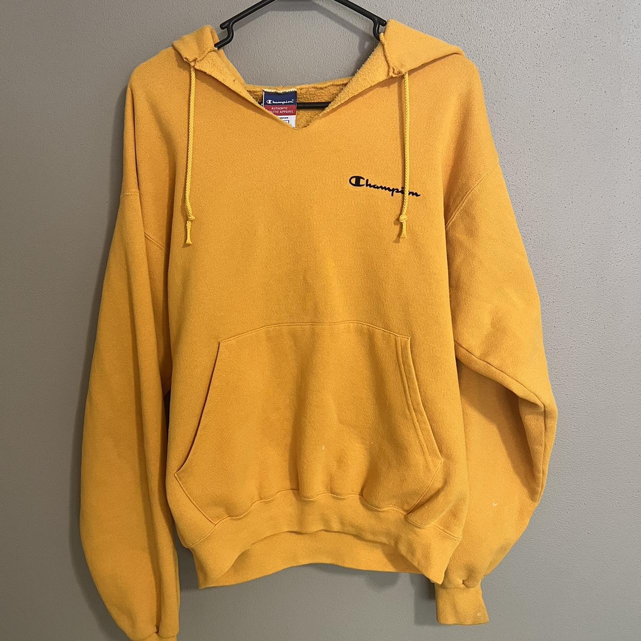 Light yellow 2024 champion sweatshirt womens