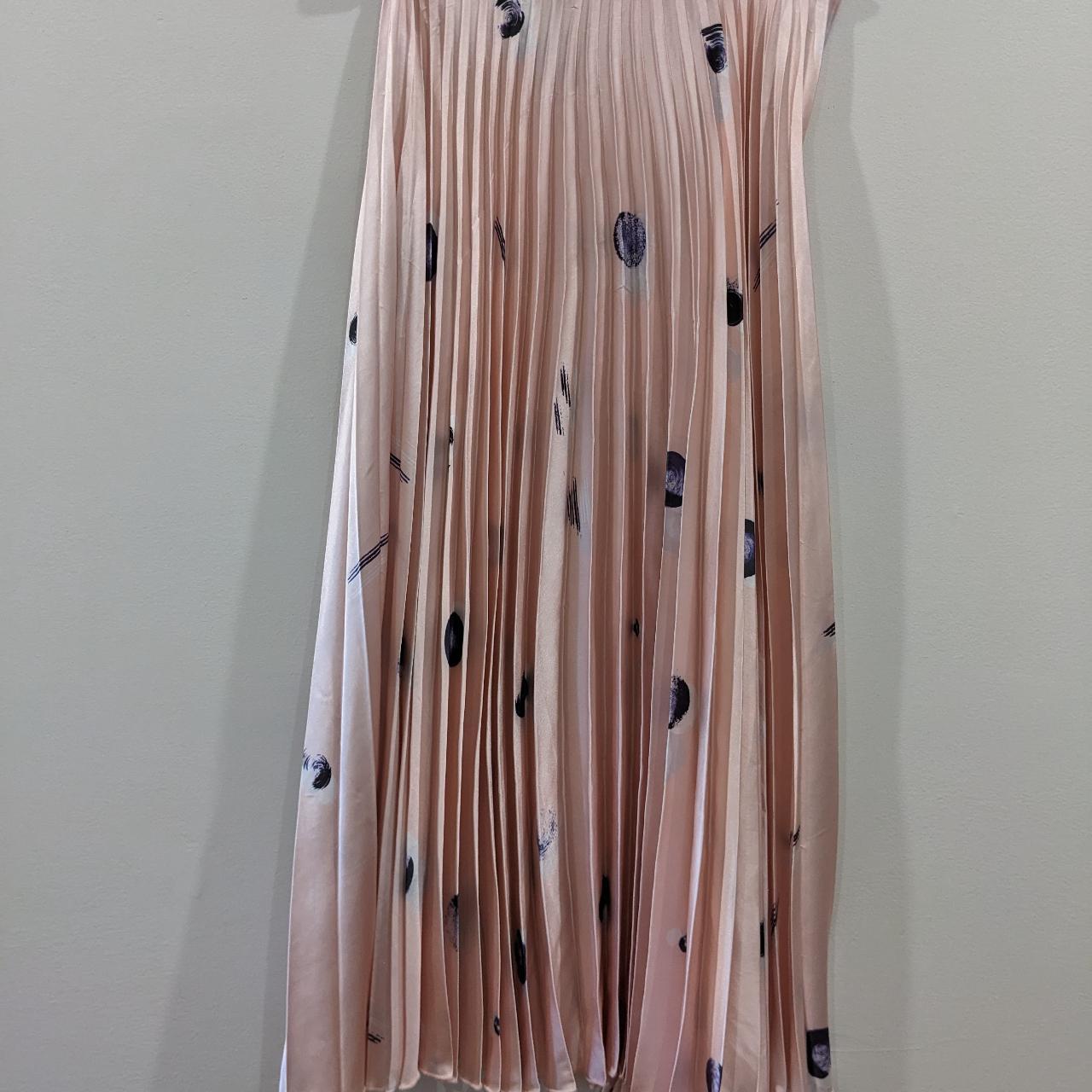 asos silk midi skirt