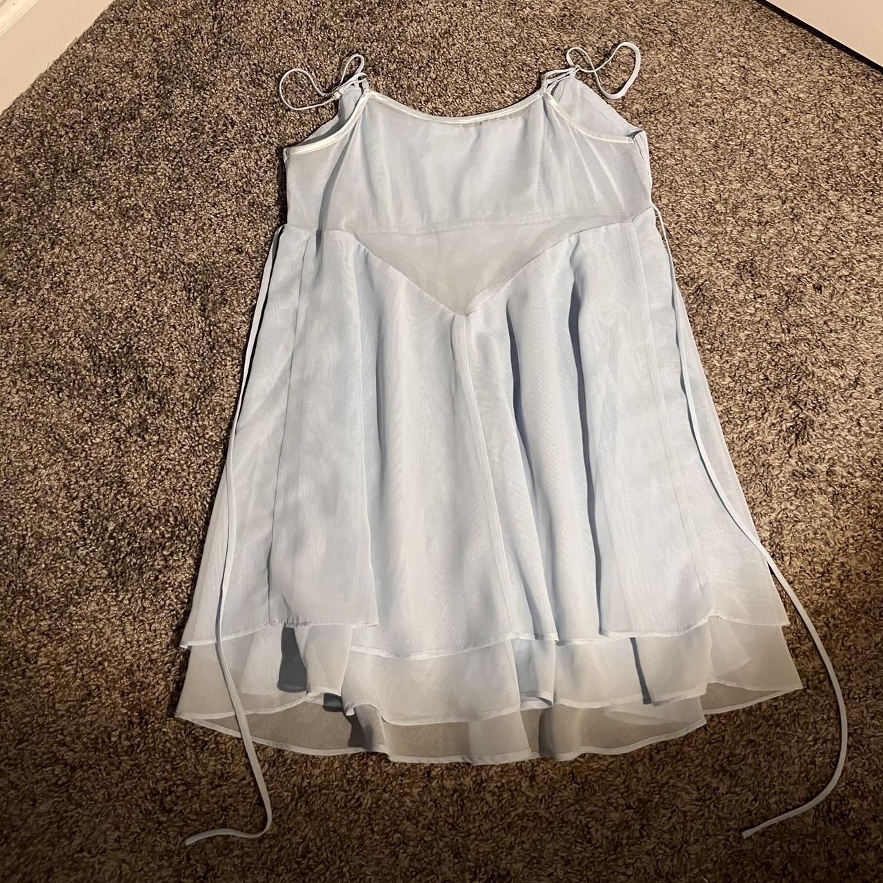 Beautiful light blue dress/top. So flowy and pretty.... Depop