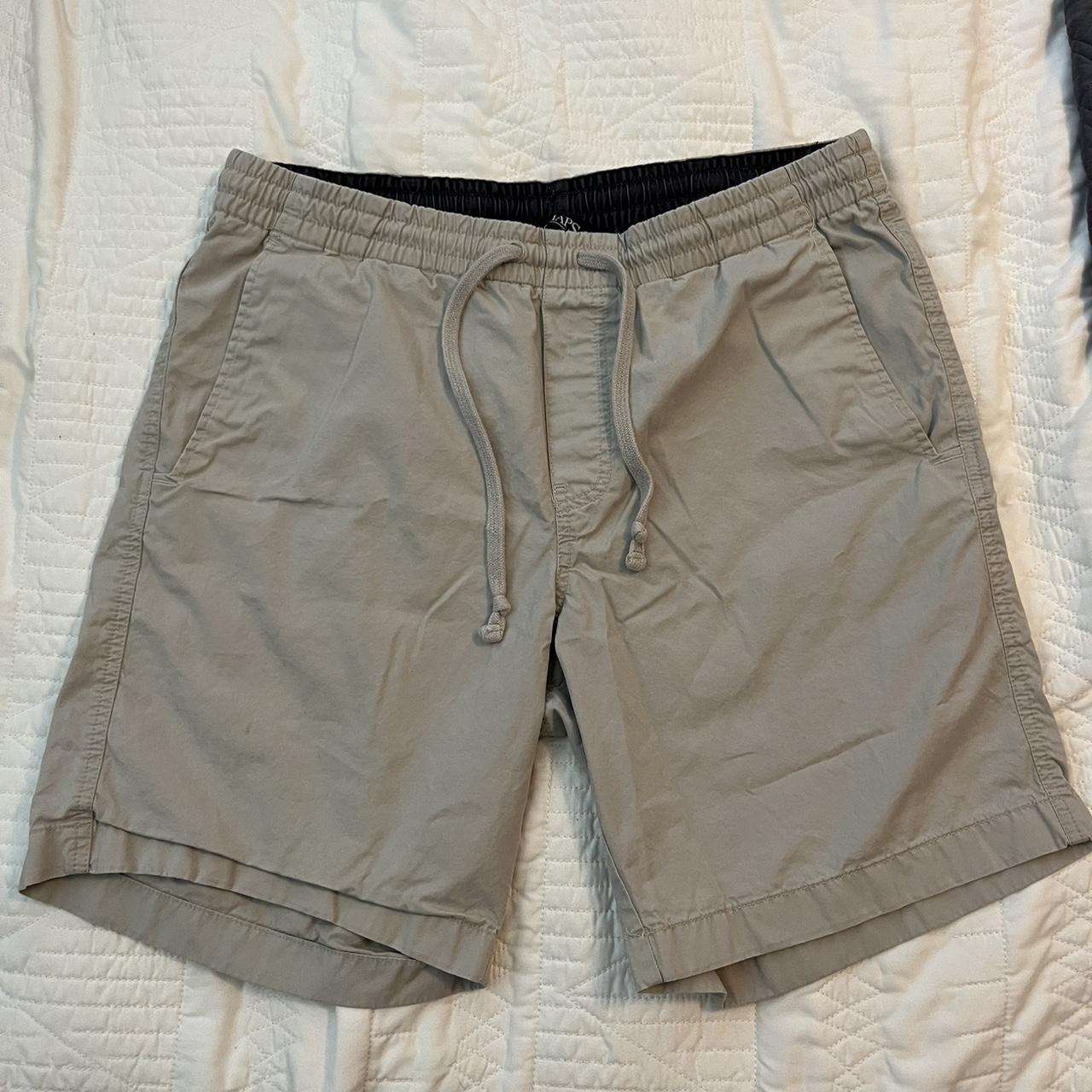 Chaps Pull On Khaki Shorts Drawstring Khaki Shorts.... - Depop