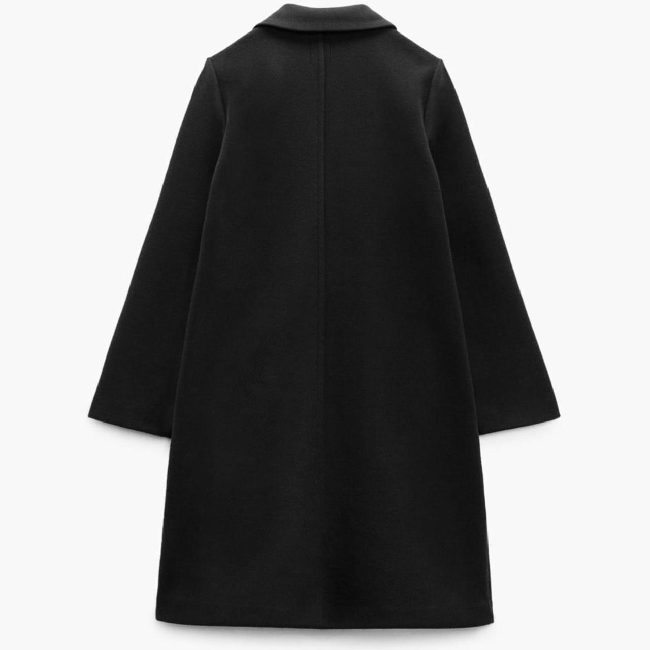 Zara Women's Black Coat Depop