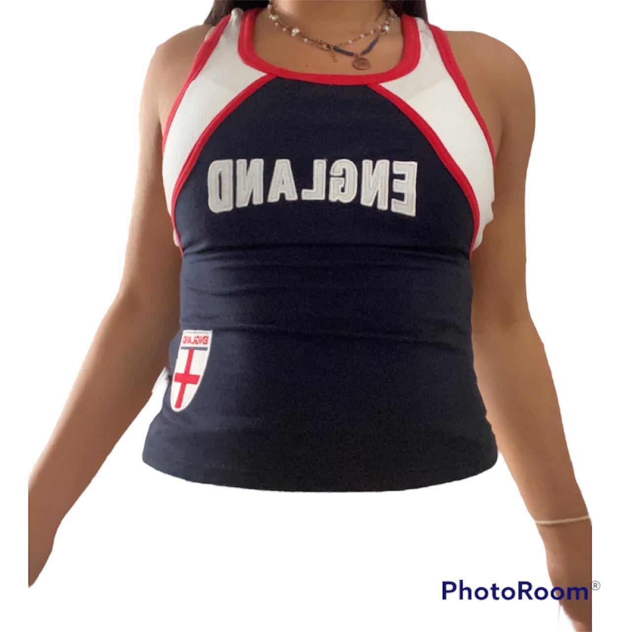ladies england football vest tops