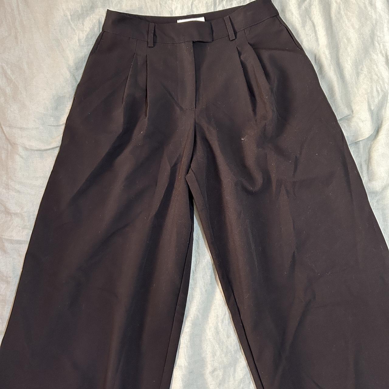 Glassons mid rise wide leg light work pants Size 8... Depop