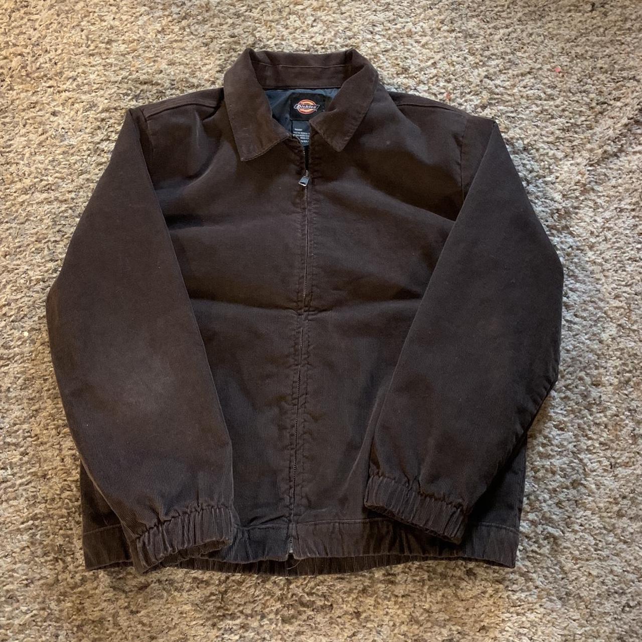 Dickies Lined Corduroy Jacket Eisenhower Jacket Size... - Depop