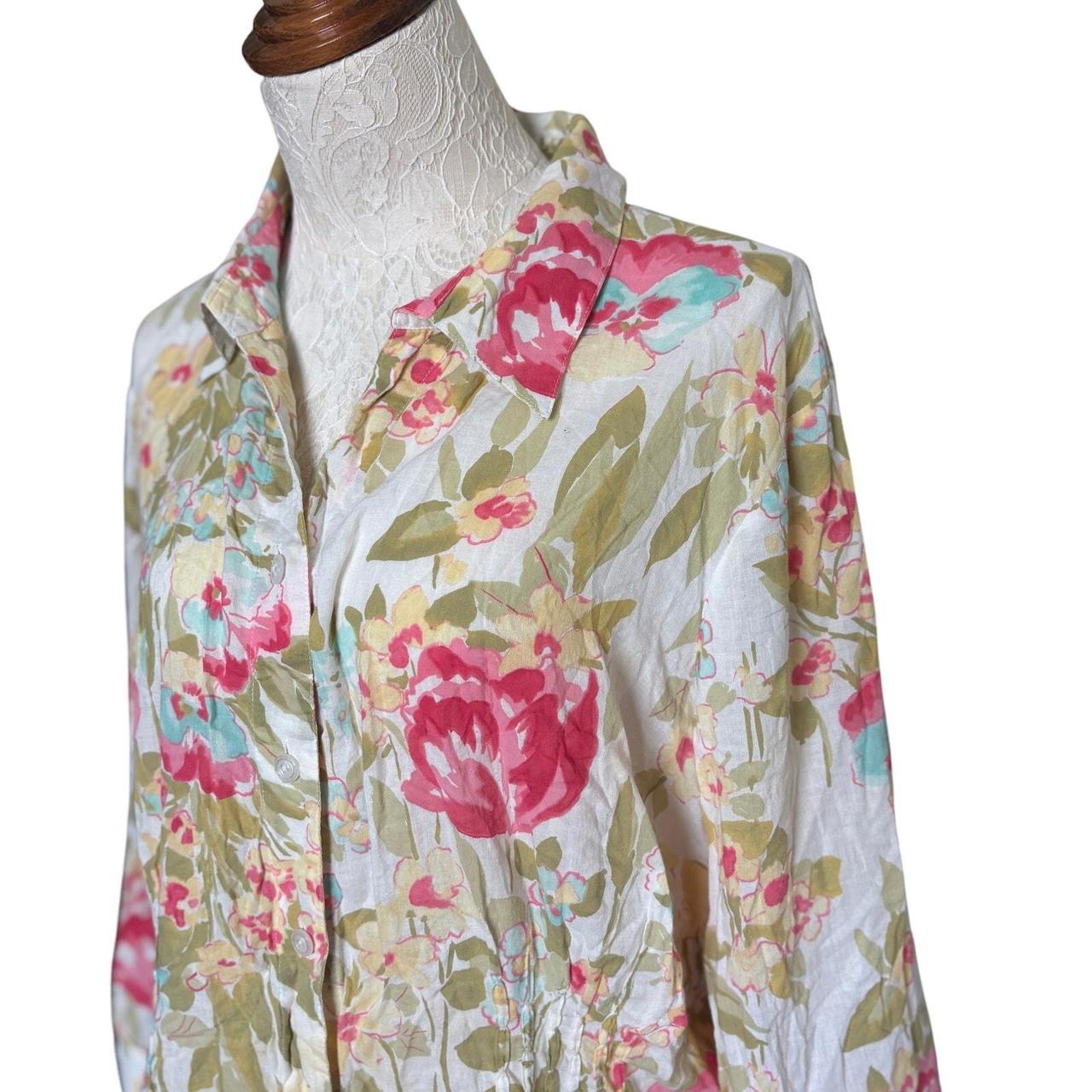 Source Unknown Women's Blouse - Cream - 22 – Feat… - image 5