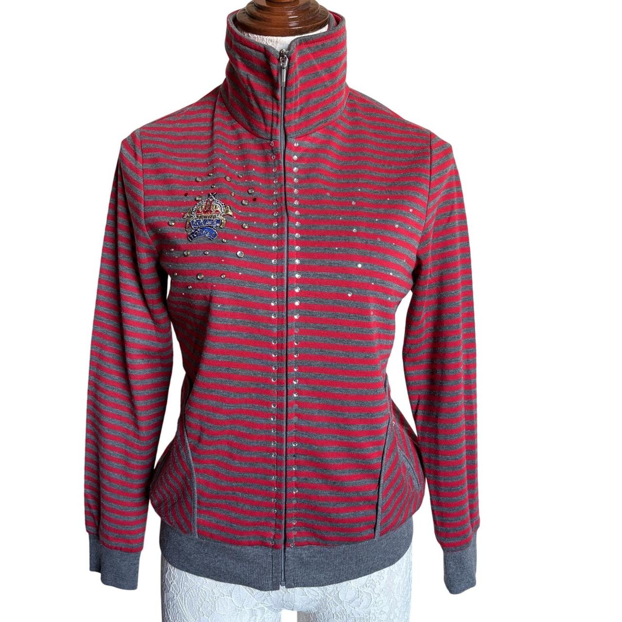 Source Unknown Women's Jacket - Grey/Red - M – Bh… - image 1