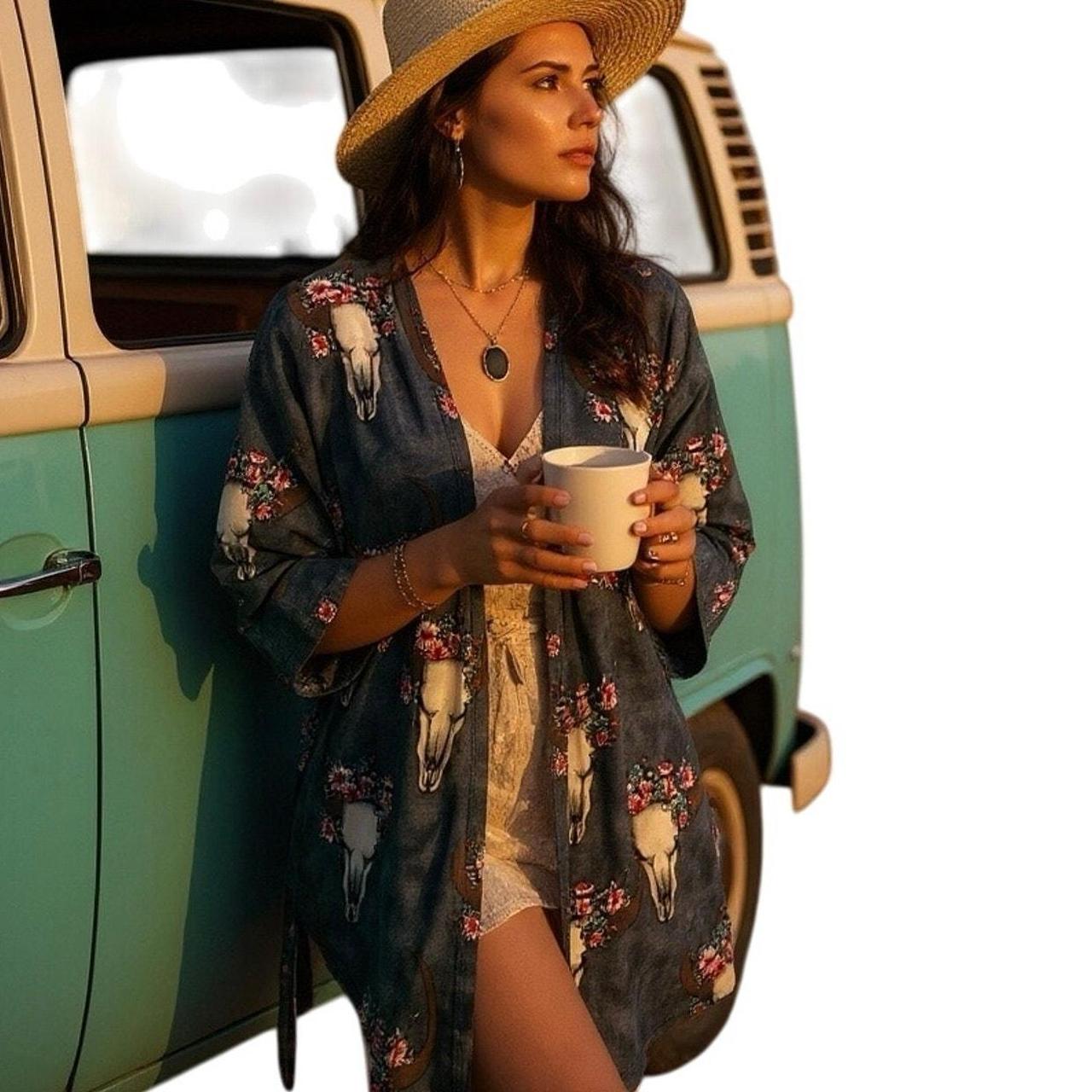 Source Unknown Women's Blouse - Grey - M – Lightw… - image 2