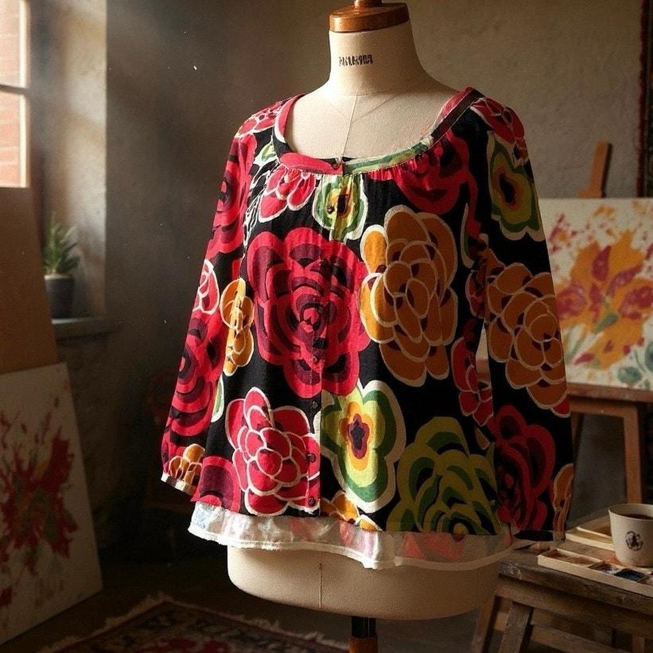 Source Unknown Women's Blouse - Red - L – Cyrus b… - image 2