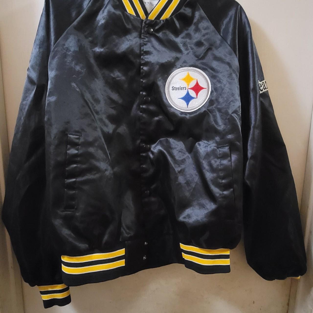 Pro Player NFL Pittsburgh Steelers Football Leather Jacket - Maker