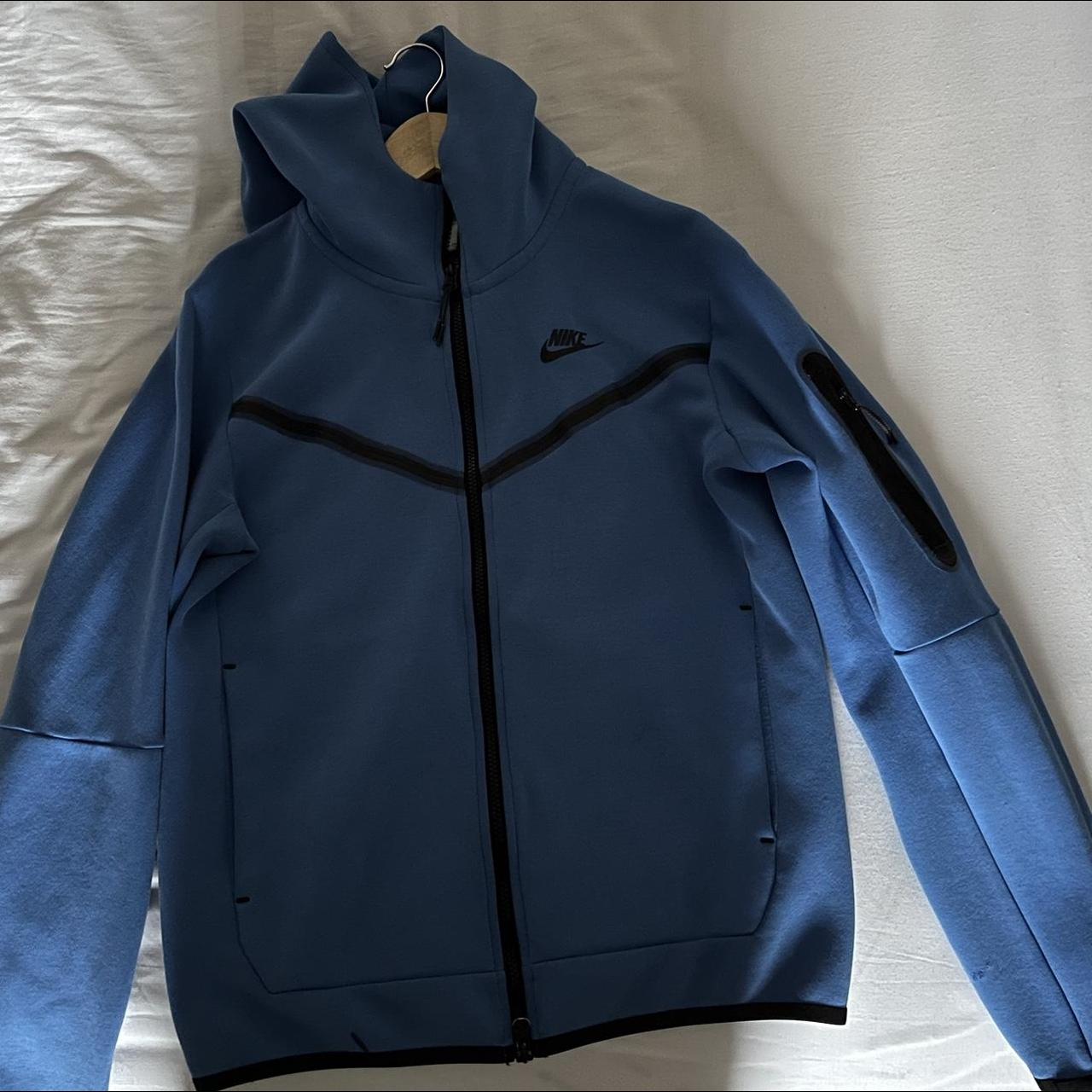 Nike tech fleece signal blue size small Great... - Depop