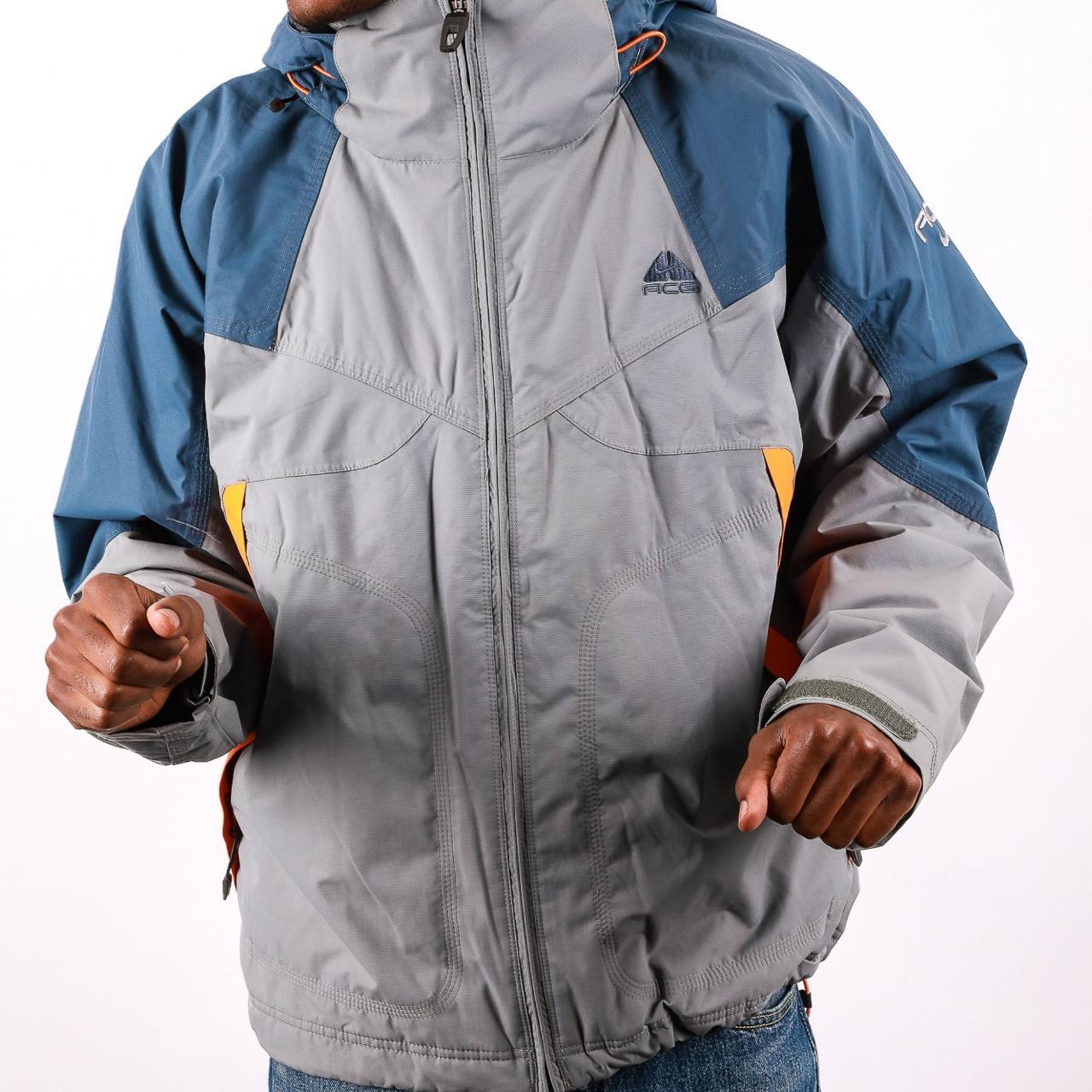 multicoloured nike jacket