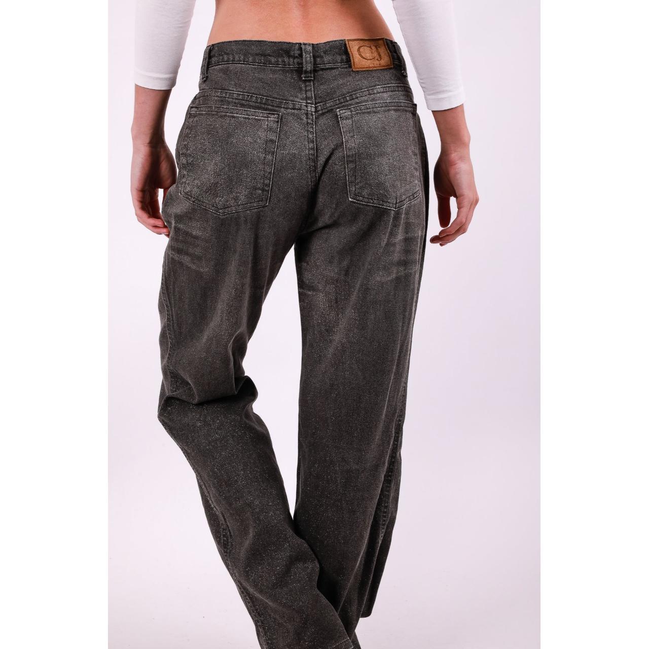 Vintage Cavalli Denim Jeans in Grey Size on Label... - Depop