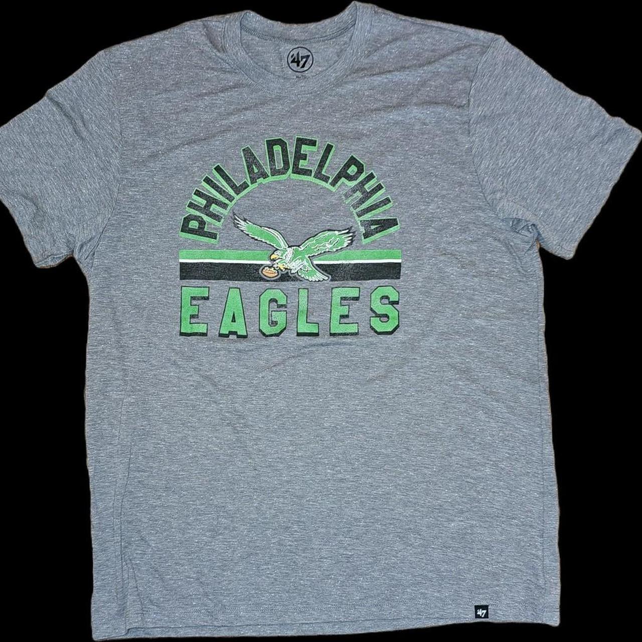 47 BRAND Philadelphia Eagles Mens Tee - HEATHER GRAY