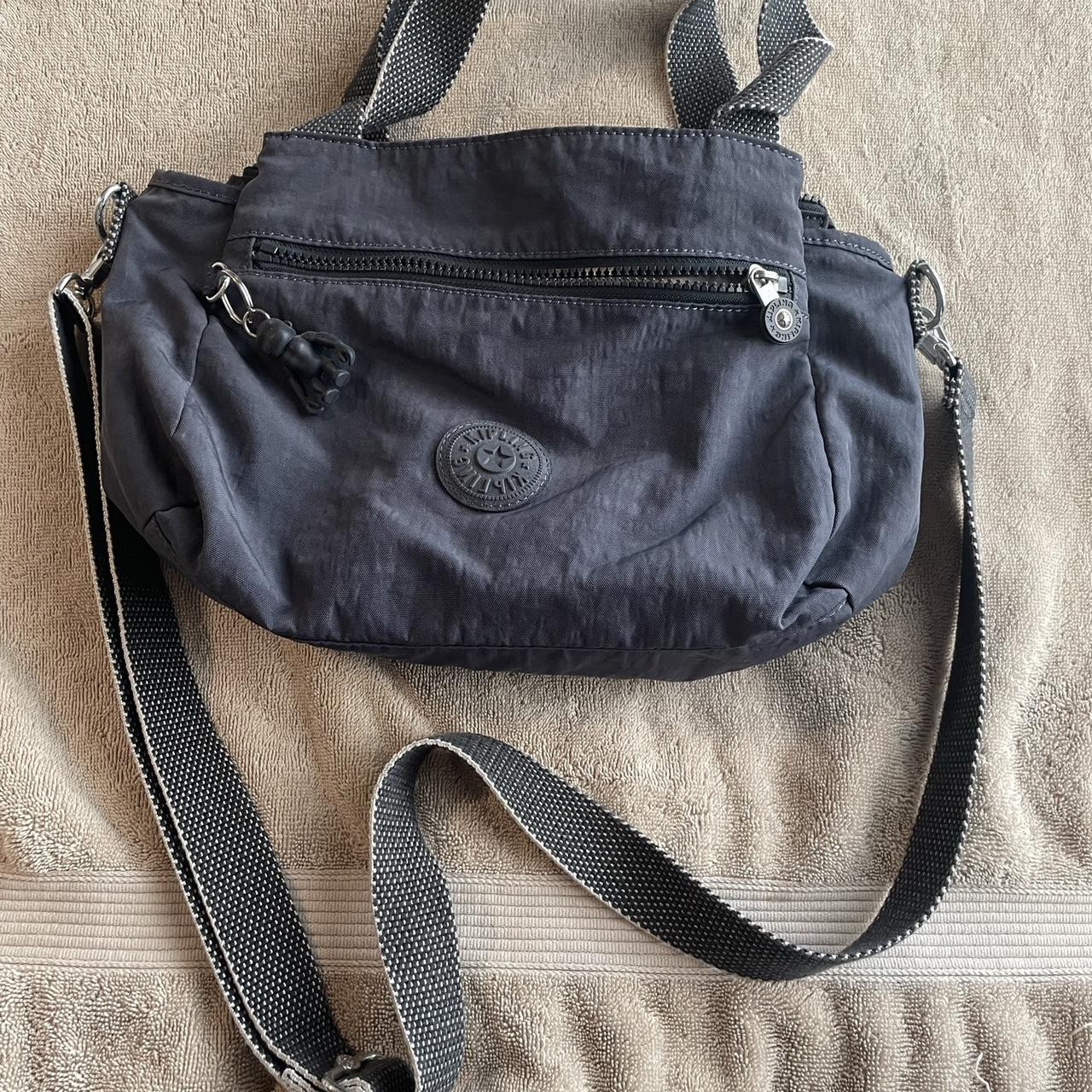 Kipling Elysia crossbody bag - Dark Grey - Used a... - Depop