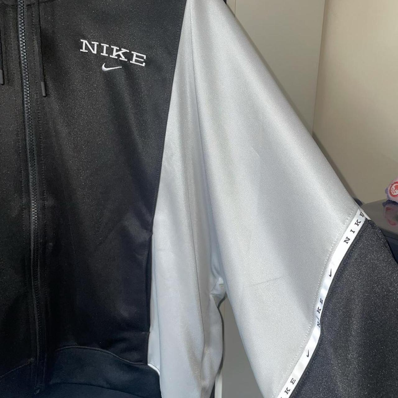 black and grey nike jacket
