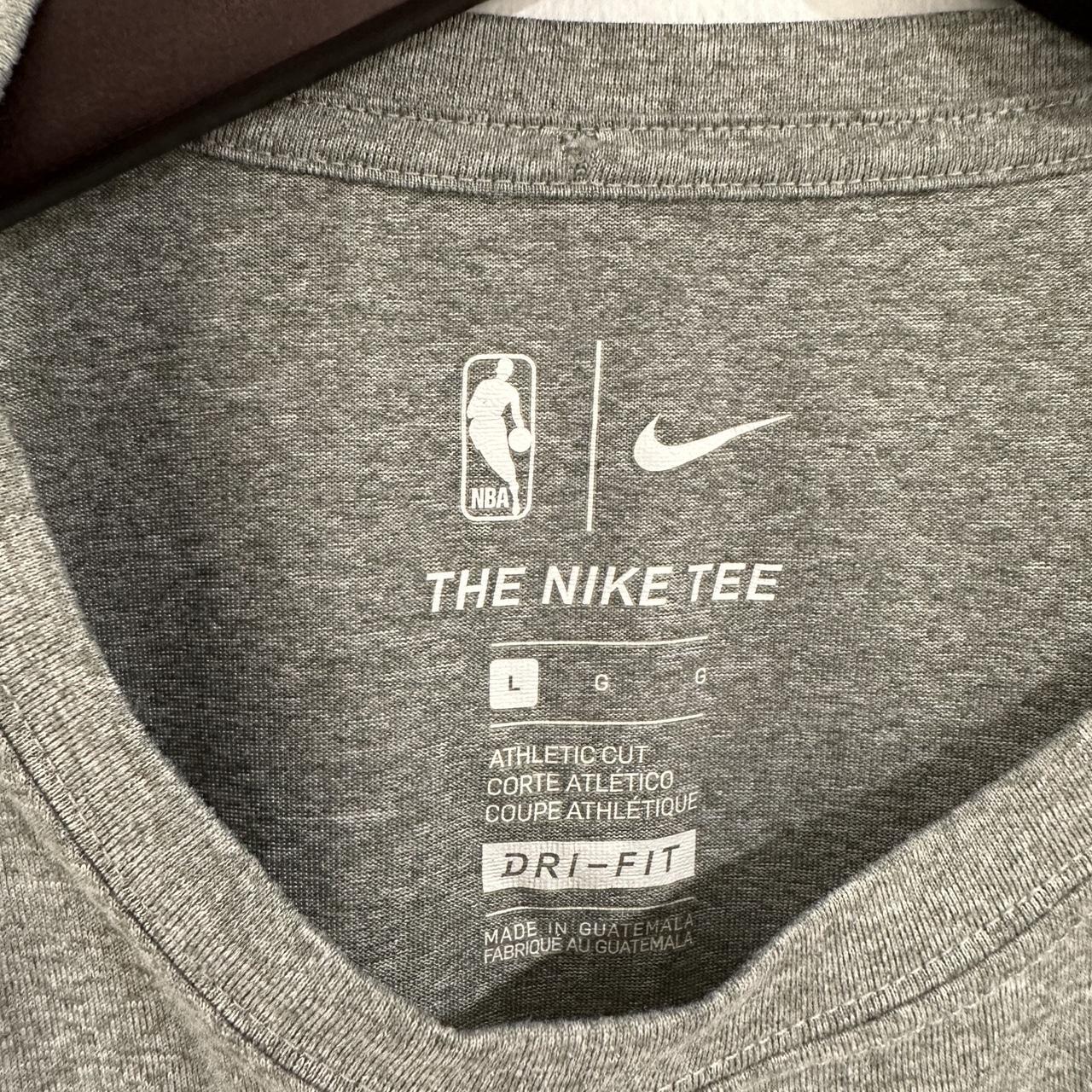 Dri-Fit Grey Nike Denver nuggets T-shirt - Depop