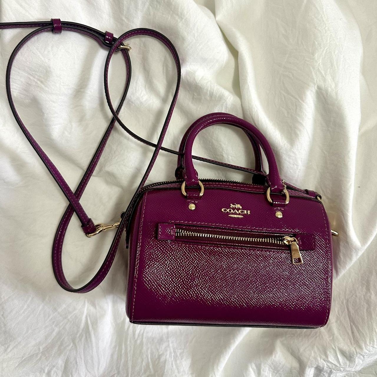 Coach Rowan hot Satchel Sport Purple