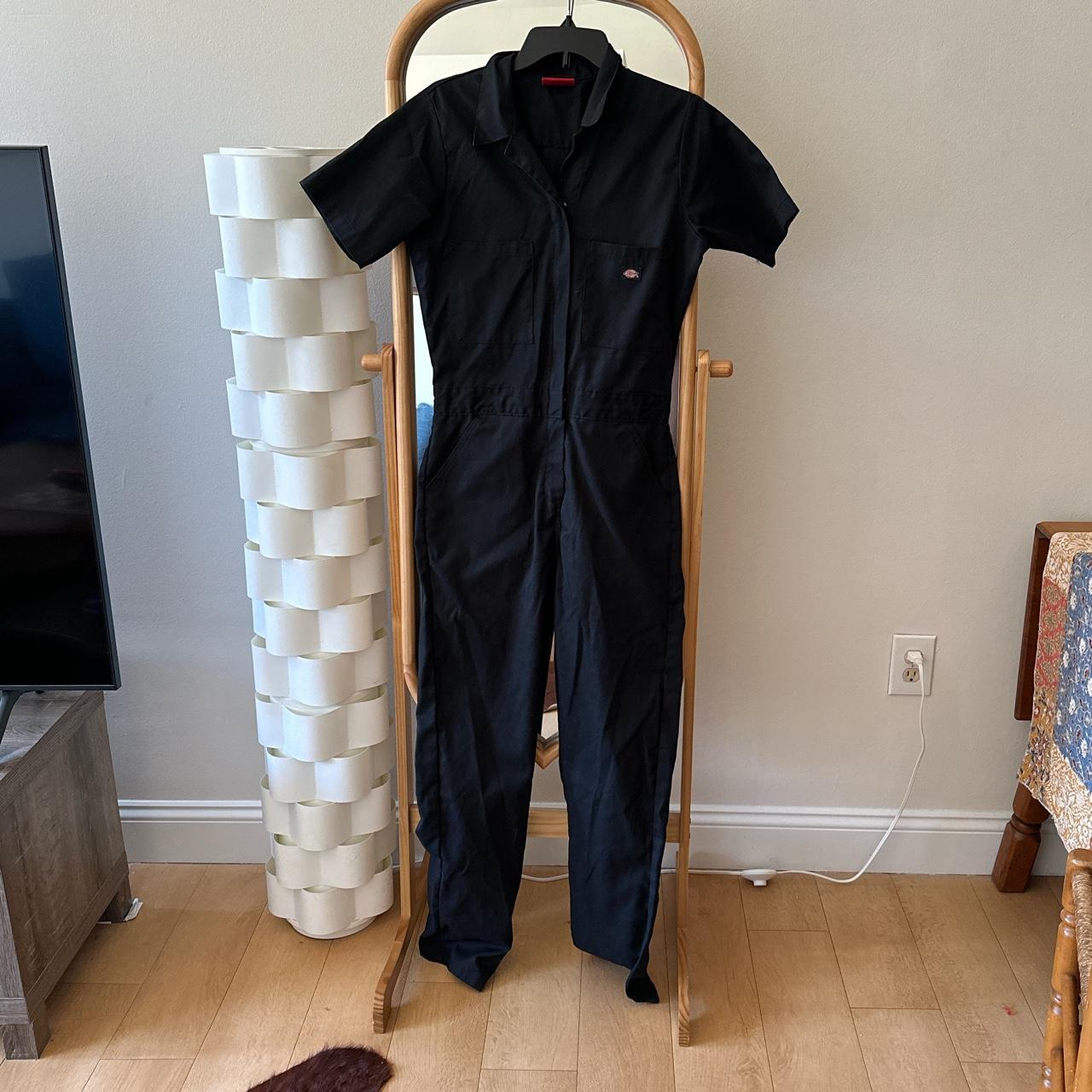 black Dickie’s jumpsuit women’s medium Depop