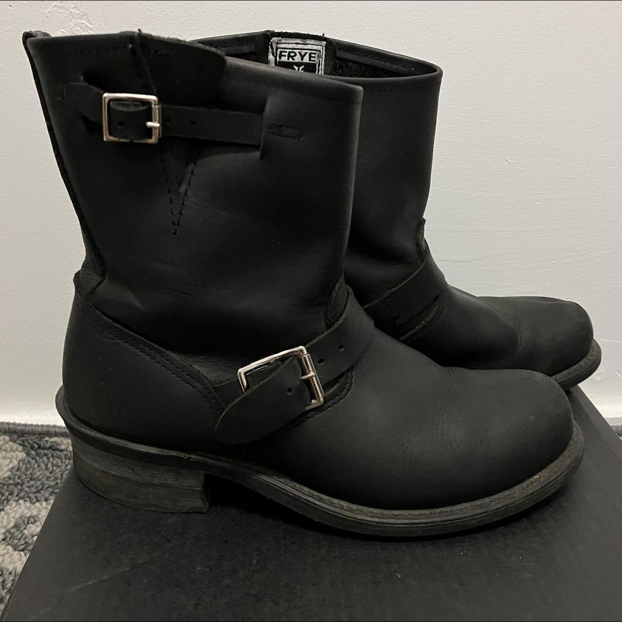 Frye Women's Black Boots | Depop