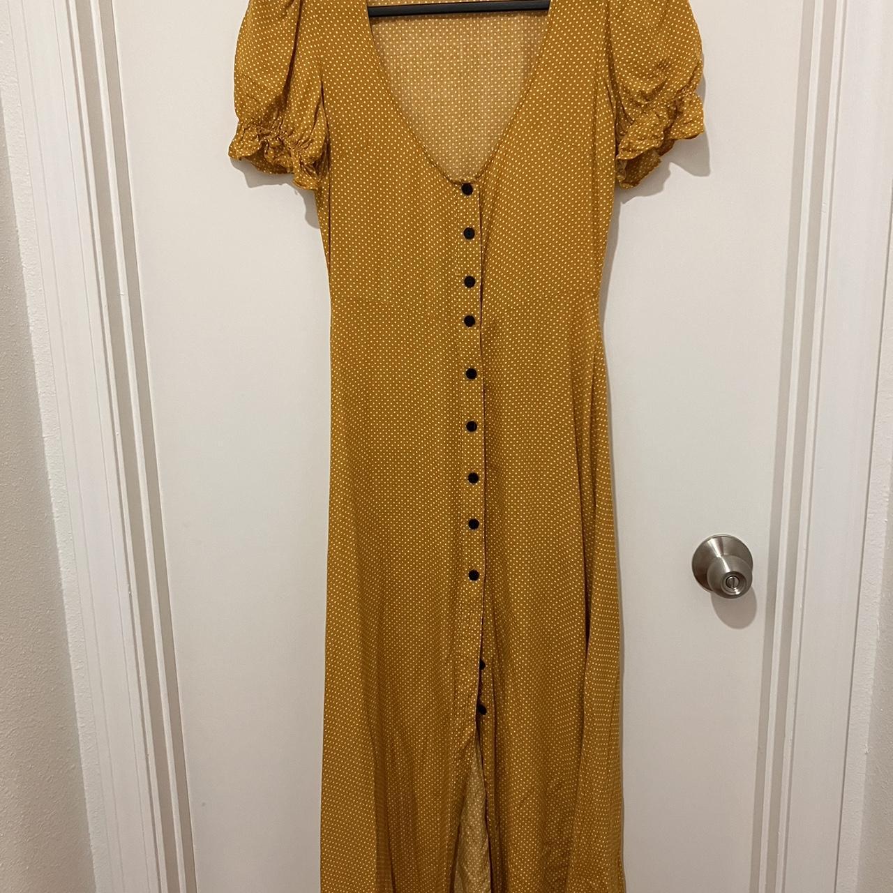 Women's Yellow Dress | Depop