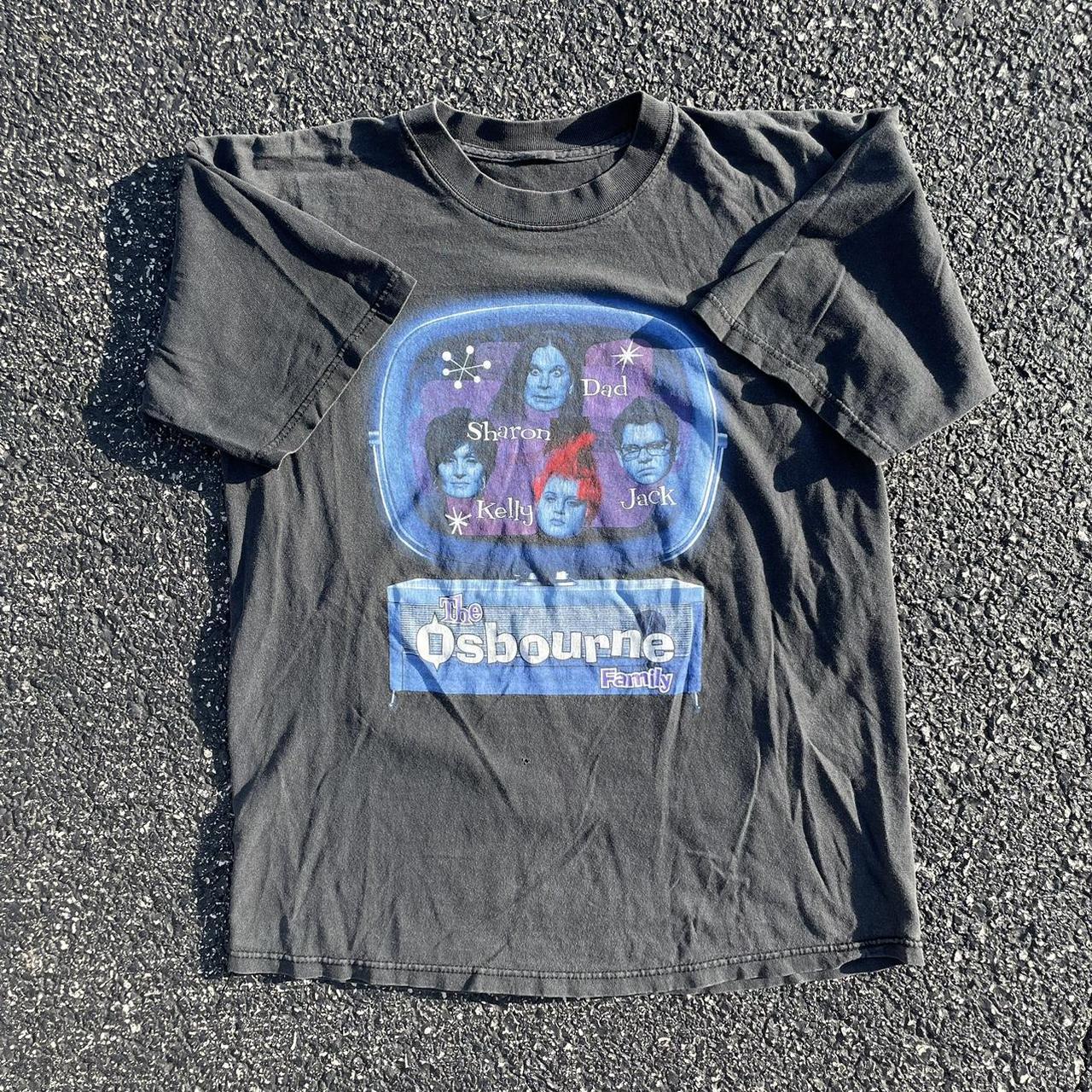 Vintage Ozzy Osbourne Family TV Promo T Shirt -... - Depop