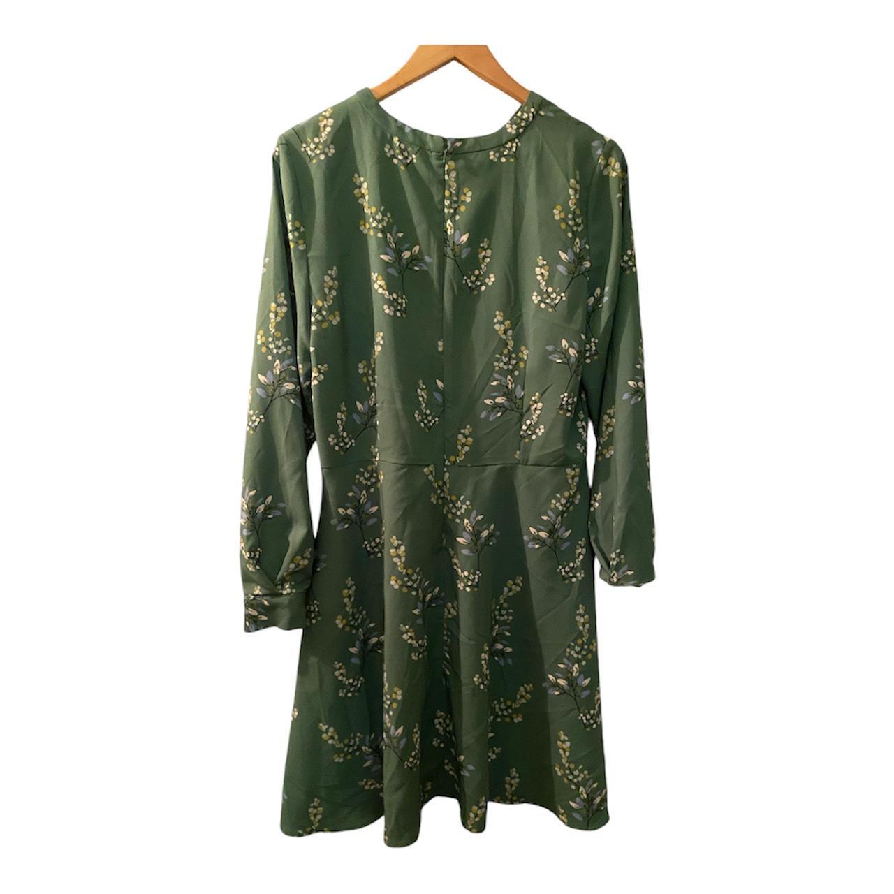 Loft green floral dress hotsell