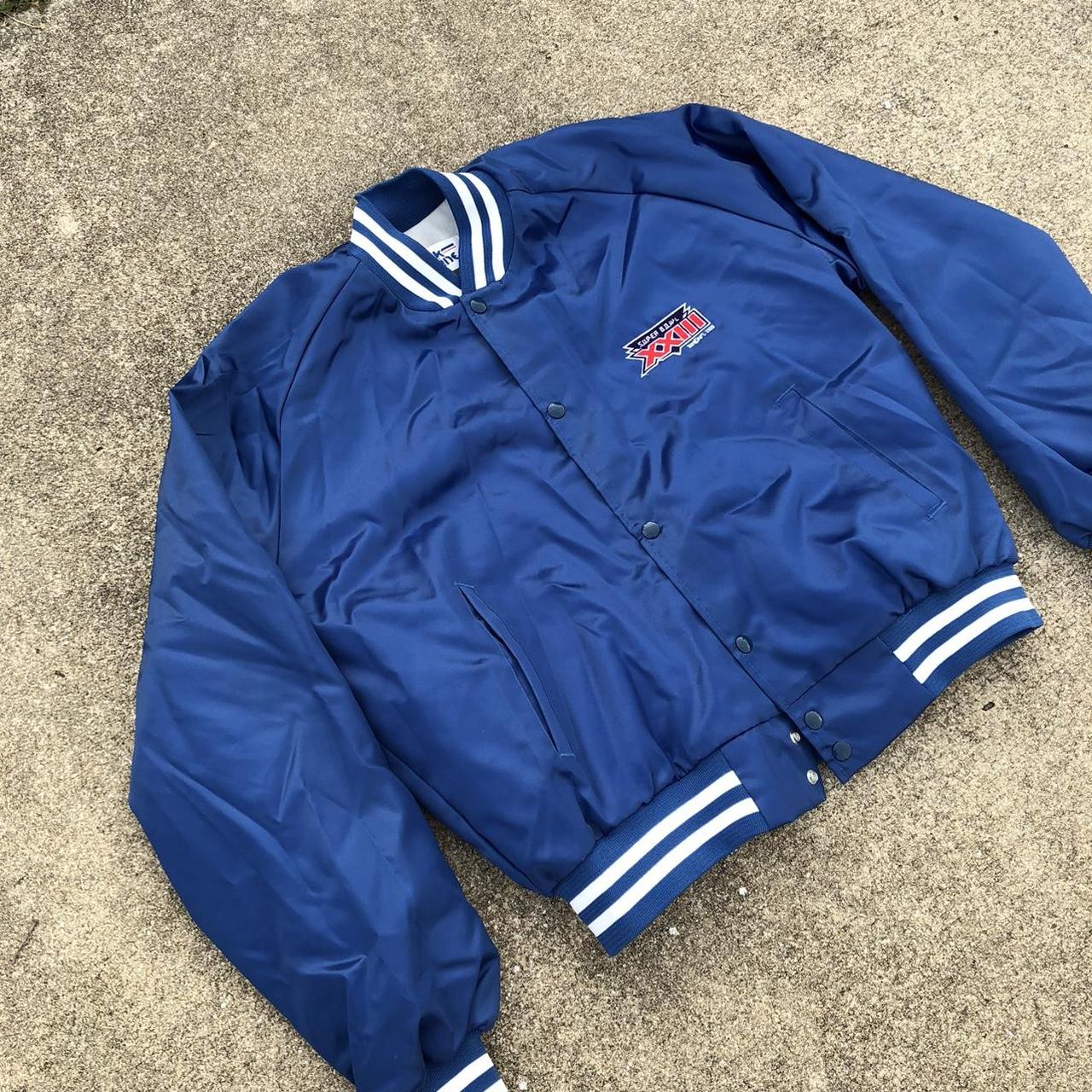 Blue vintage Super Bowl Jets Hoodie Small #vintage - Depop