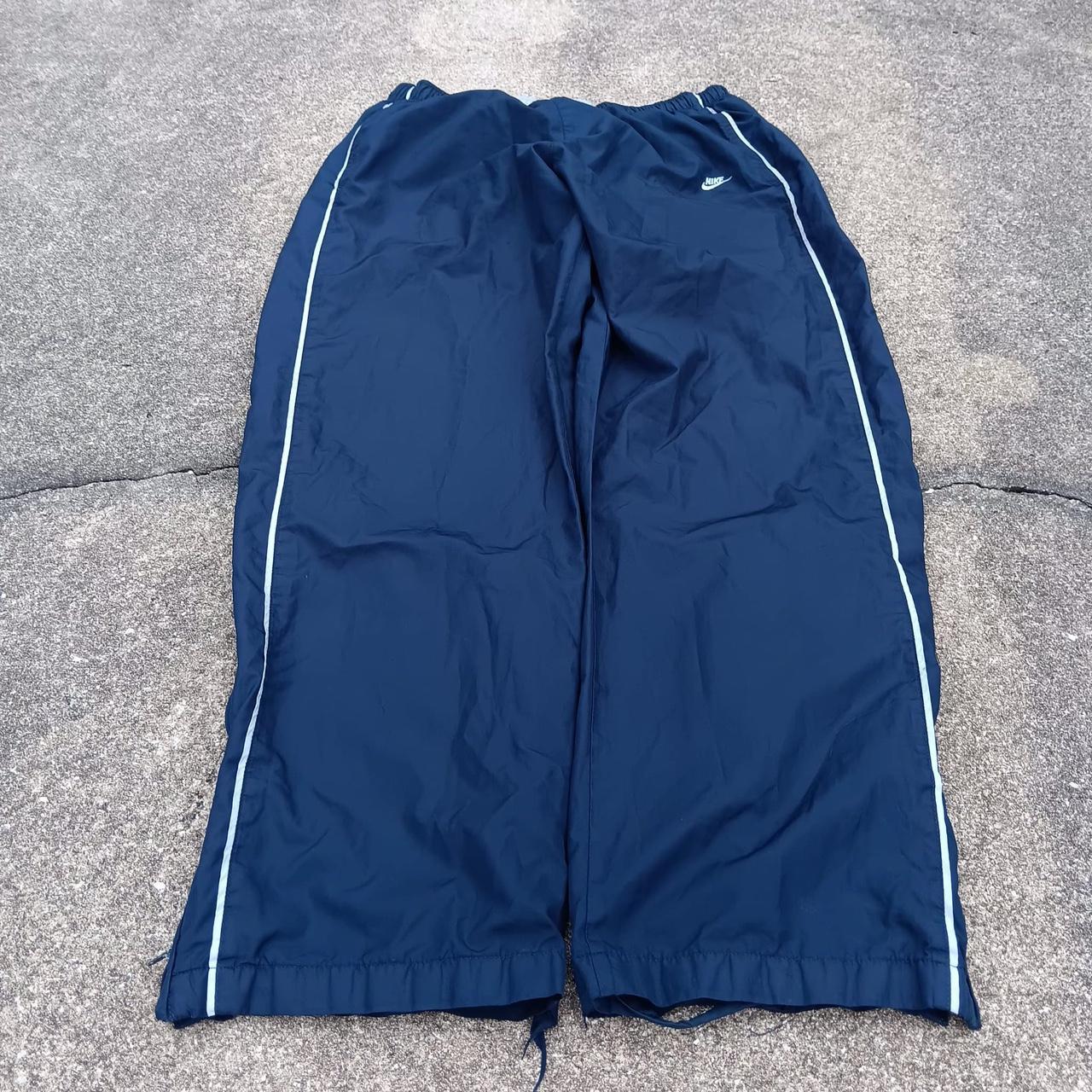 Y2K baggy wide leg Nike track pants Nice pair of... - Depop