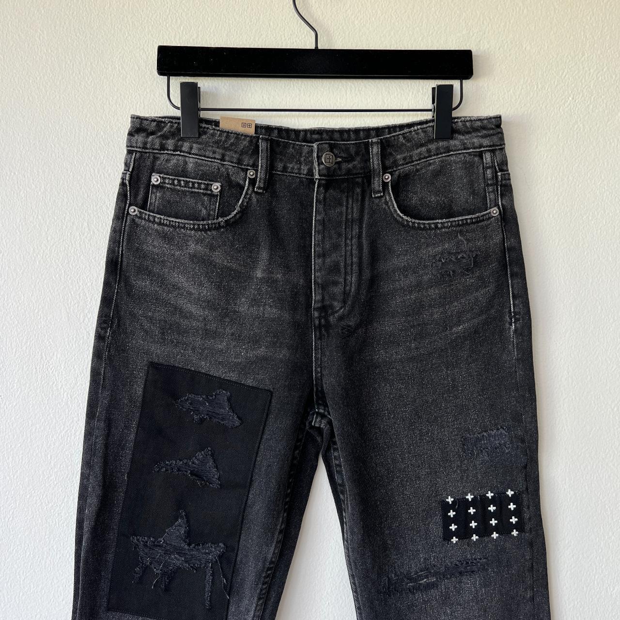 new Ksubi mens 32 denim jean bullet wide leg chop... - Depop