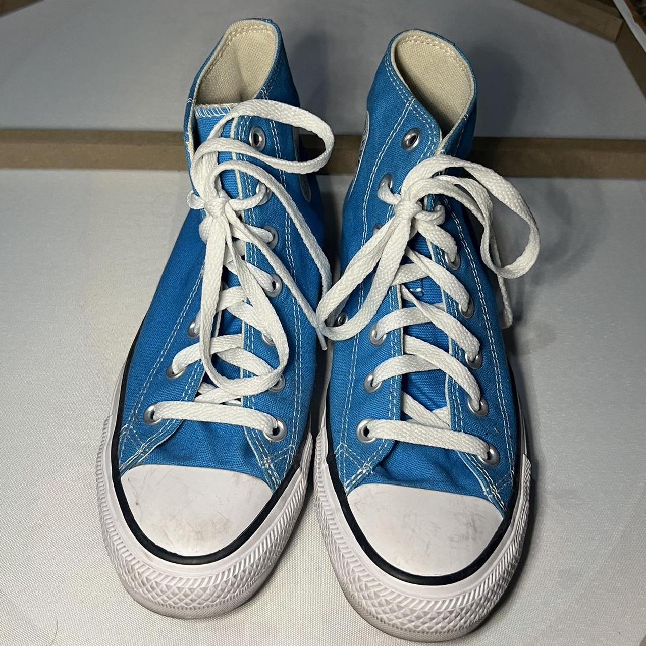 Blue Converse | Used but in great condition:) Few... - Depop