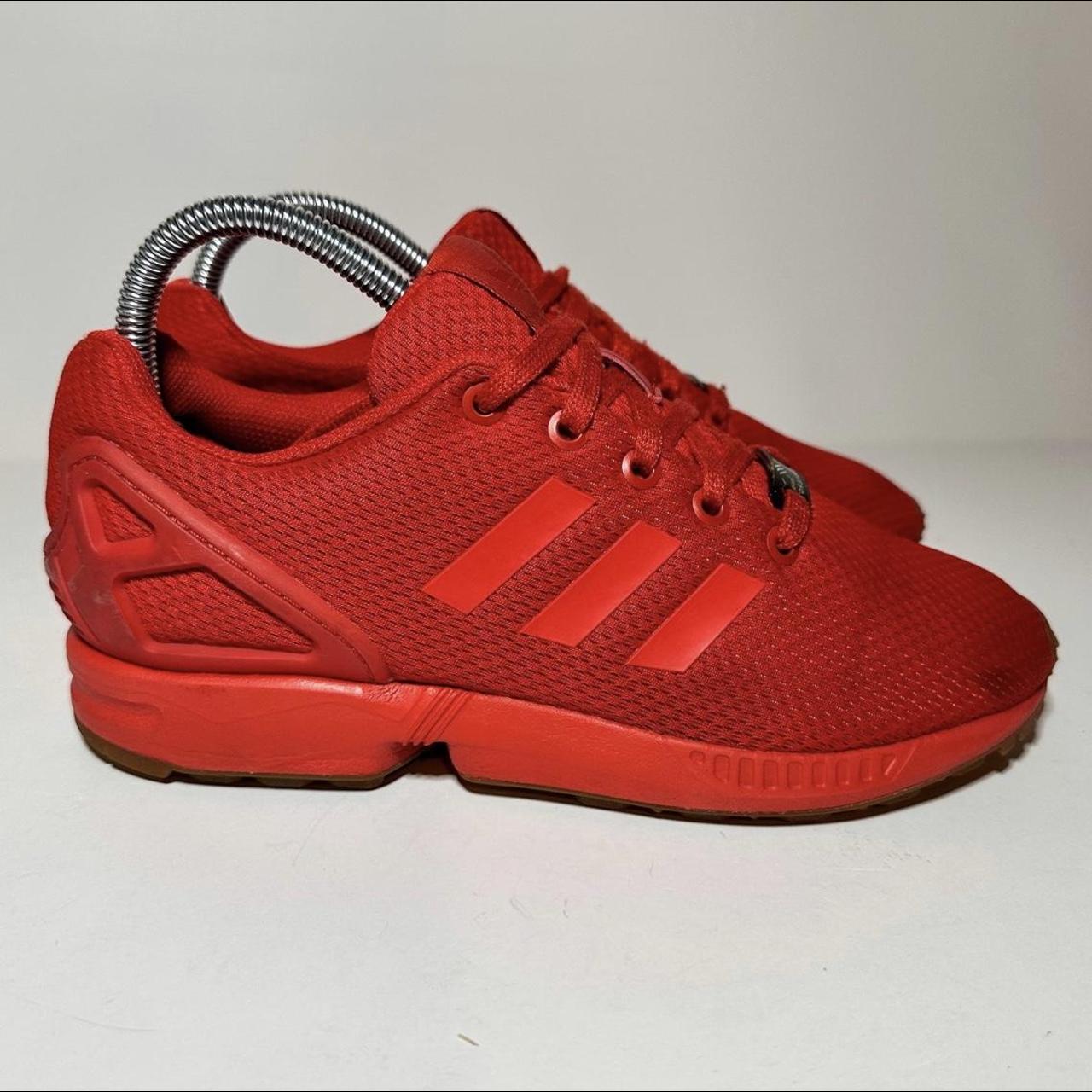 Mens red shop adidas flux trainers