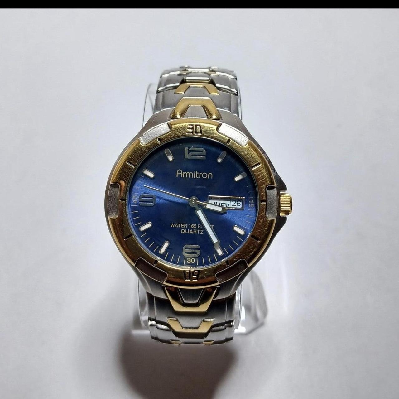 Armitron gold tone hot sale men's watch