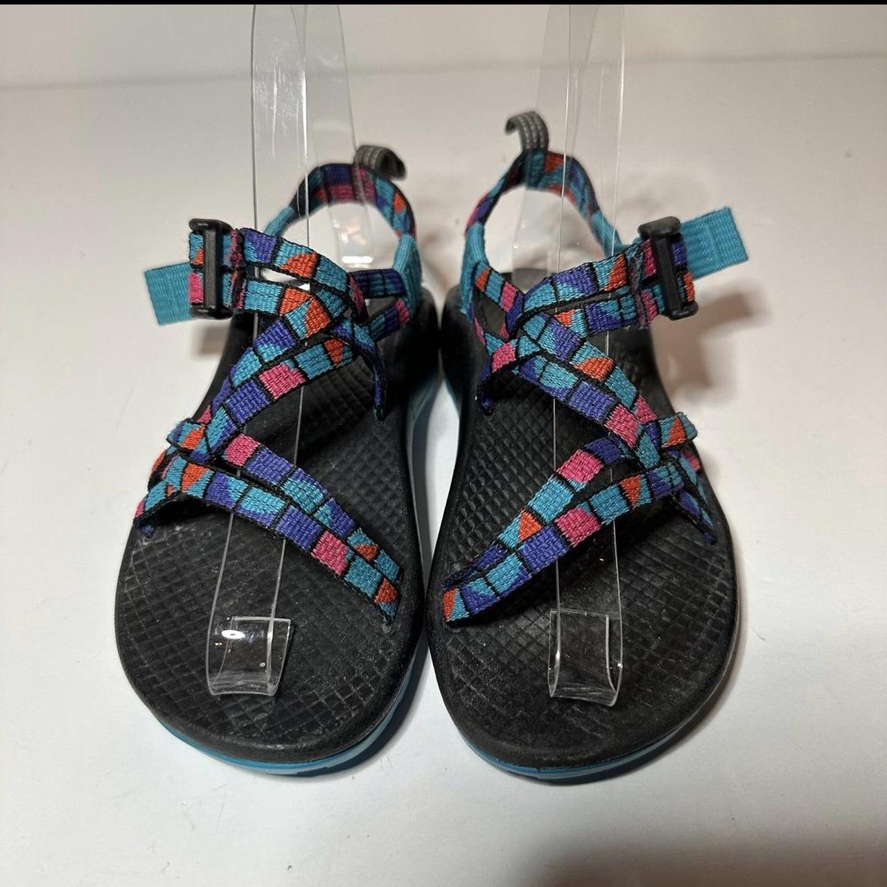 Chaco J180264 Kid s Teal Pink Purp ZX1 Ecotread Depop