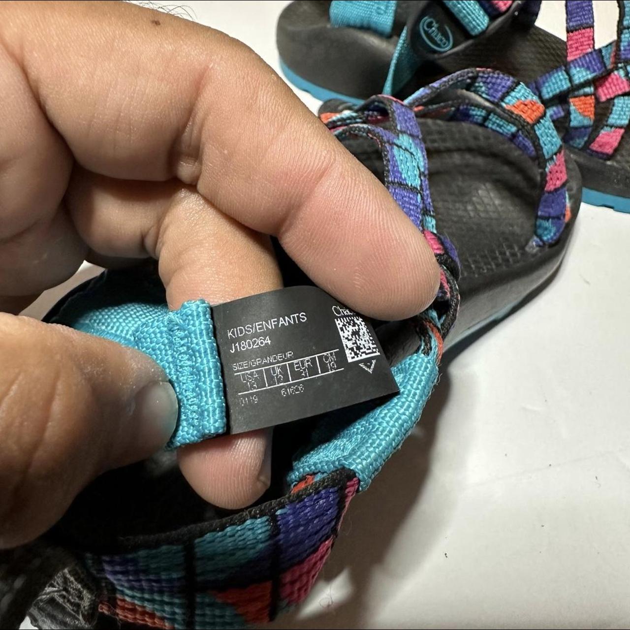 Chaco J180264 Kid s Teal Pink Purp ZX1 Ecotread Depop