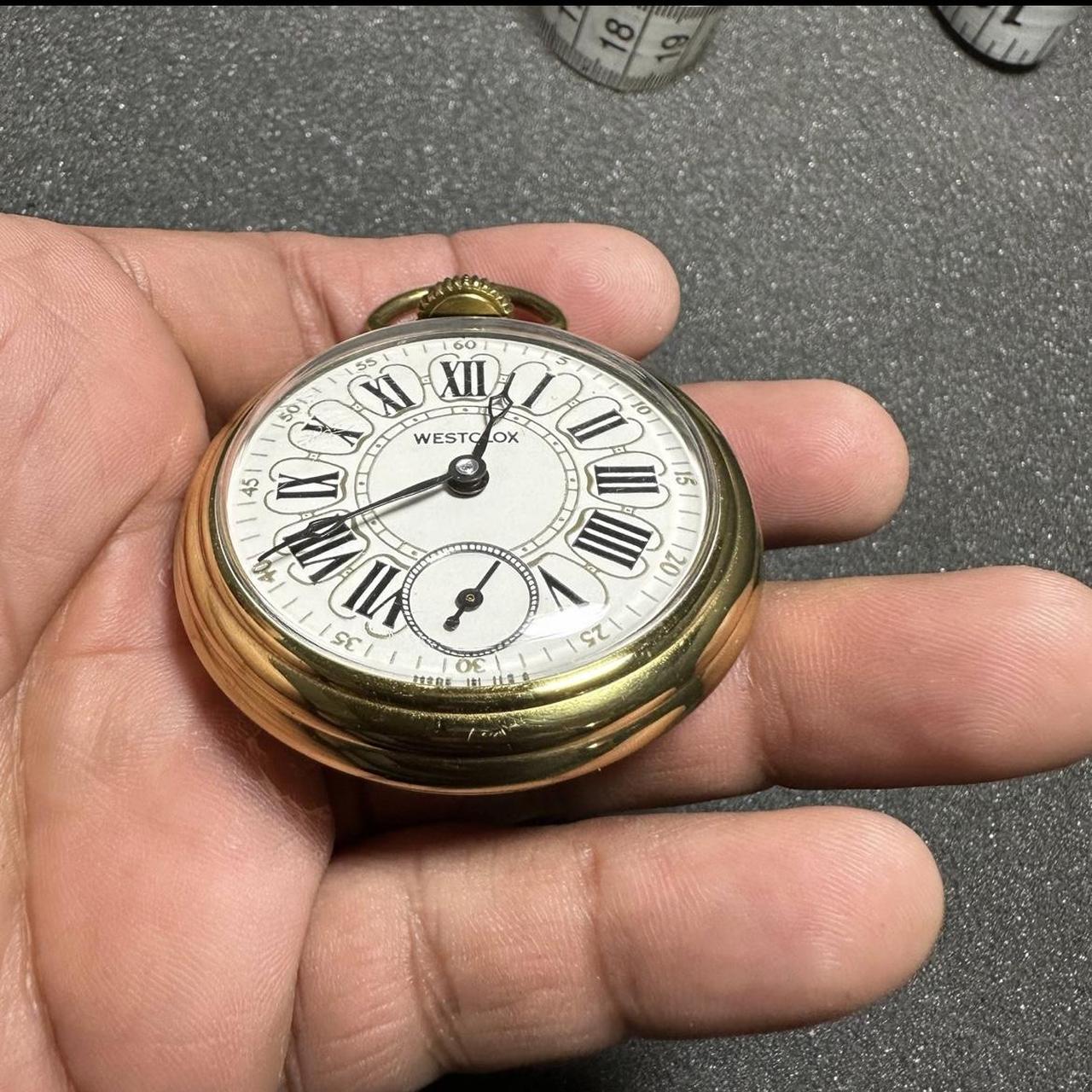 Westclox pocket watch outlet train