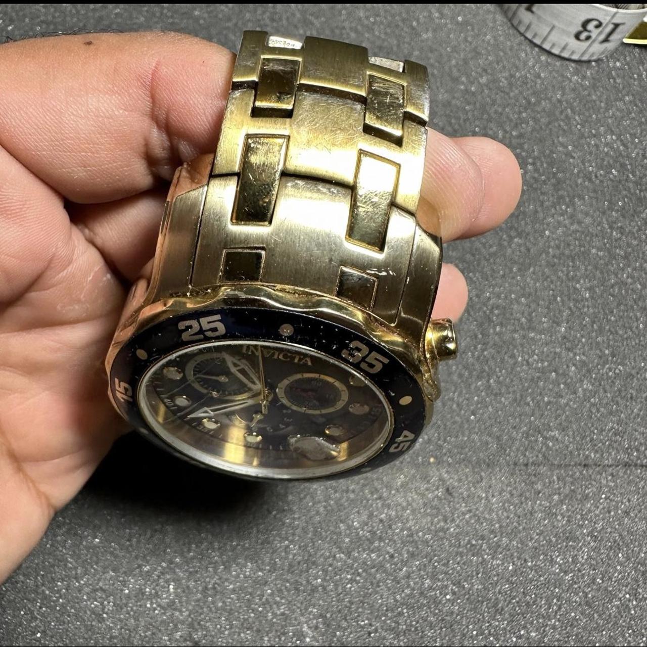 Invicta best sale blue gold