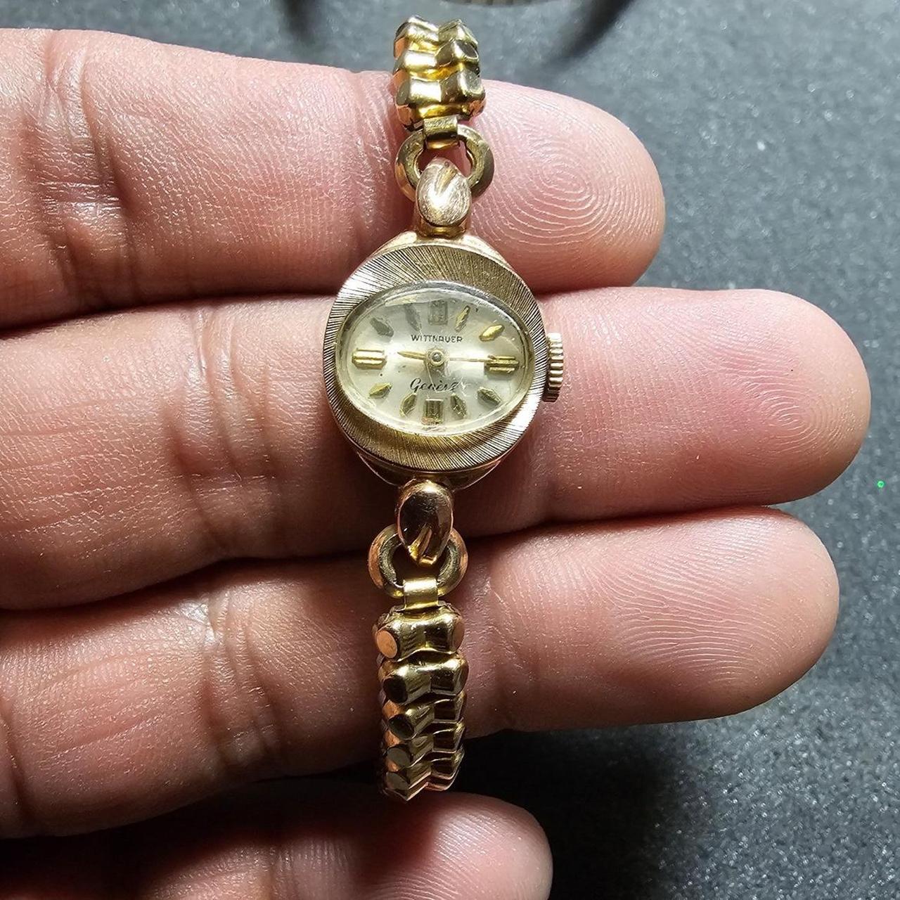 Vintage Wittnauer Ladies Cocktail Watch Gold Plated... Depop