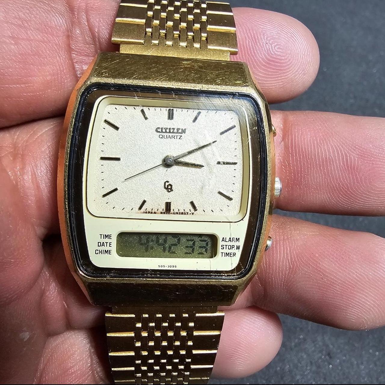 Vintage citizen quartz on sale watch