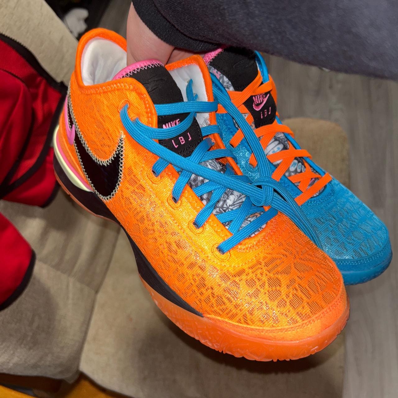 Lebron NXXT Gen “I Promise” Blue and Orange mismatch... - Depop